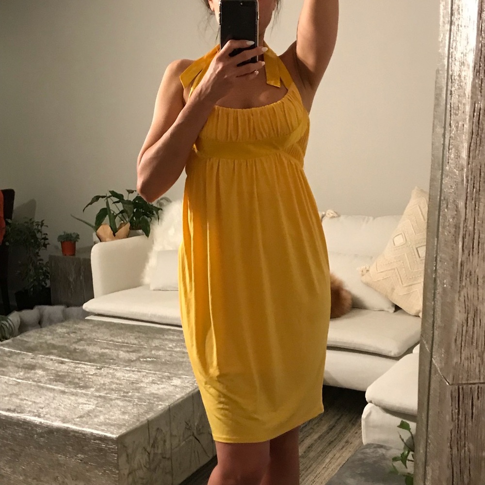 Laundry by Shelli‎ Segal Yellow Dress Sz 4